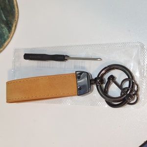 Keychain leather strap brand new